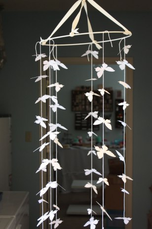 Móbile de Borboleta   DIY papel móbile de borboleta móbile decoração de borboleta borboleta de papel borboleta 